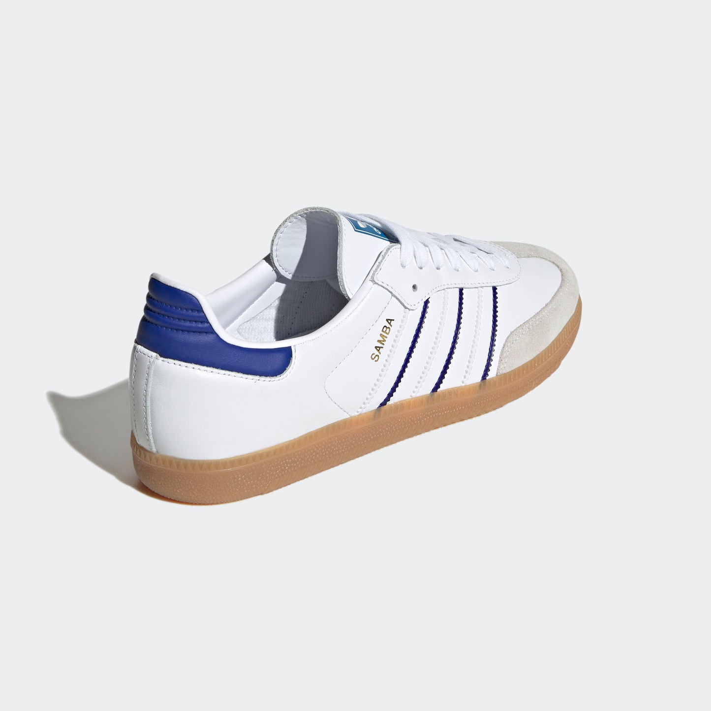 adidas Samba Leather Cloud White Lucid Blue