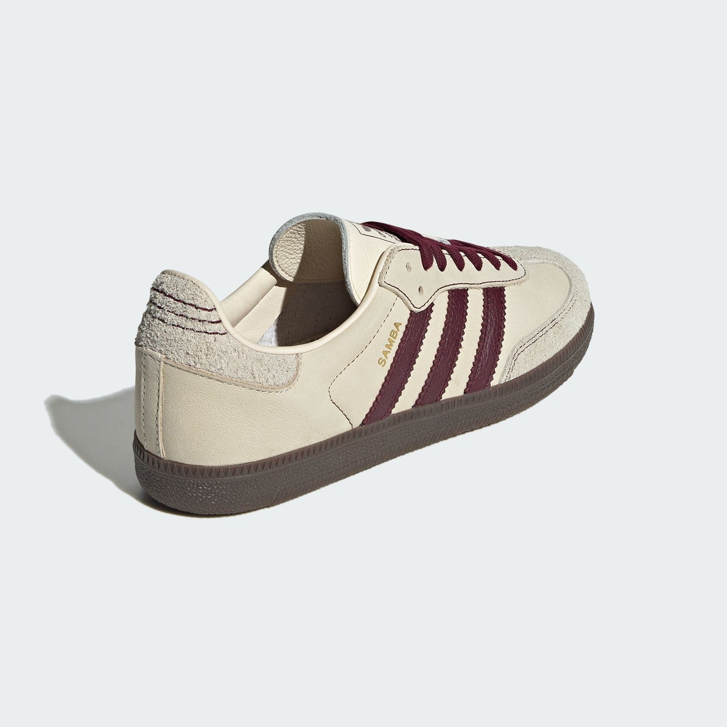 adidas Samba OG Wonder White Maroon (Women's)