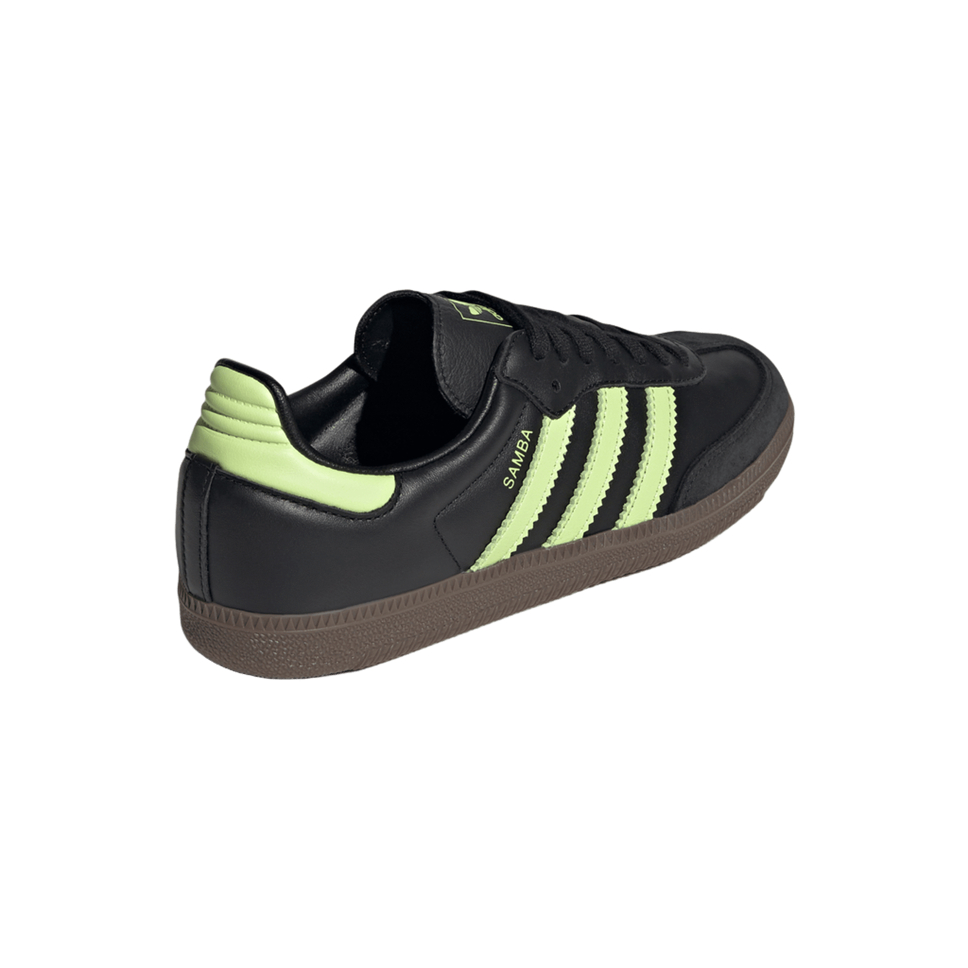 adidas Samba OG Black Pulse Lime (Women's)