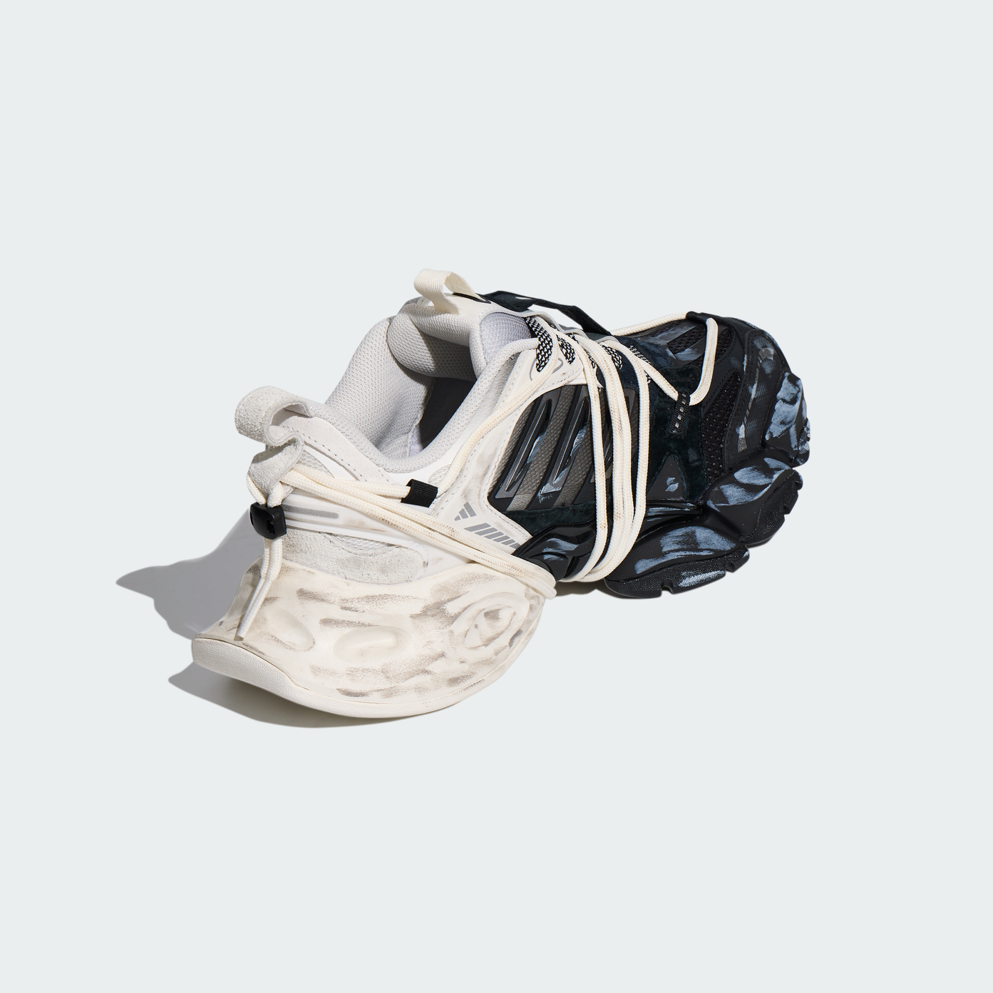 adidas XLG Runner Deluxe 2.0 Black Silver (KZ7201)