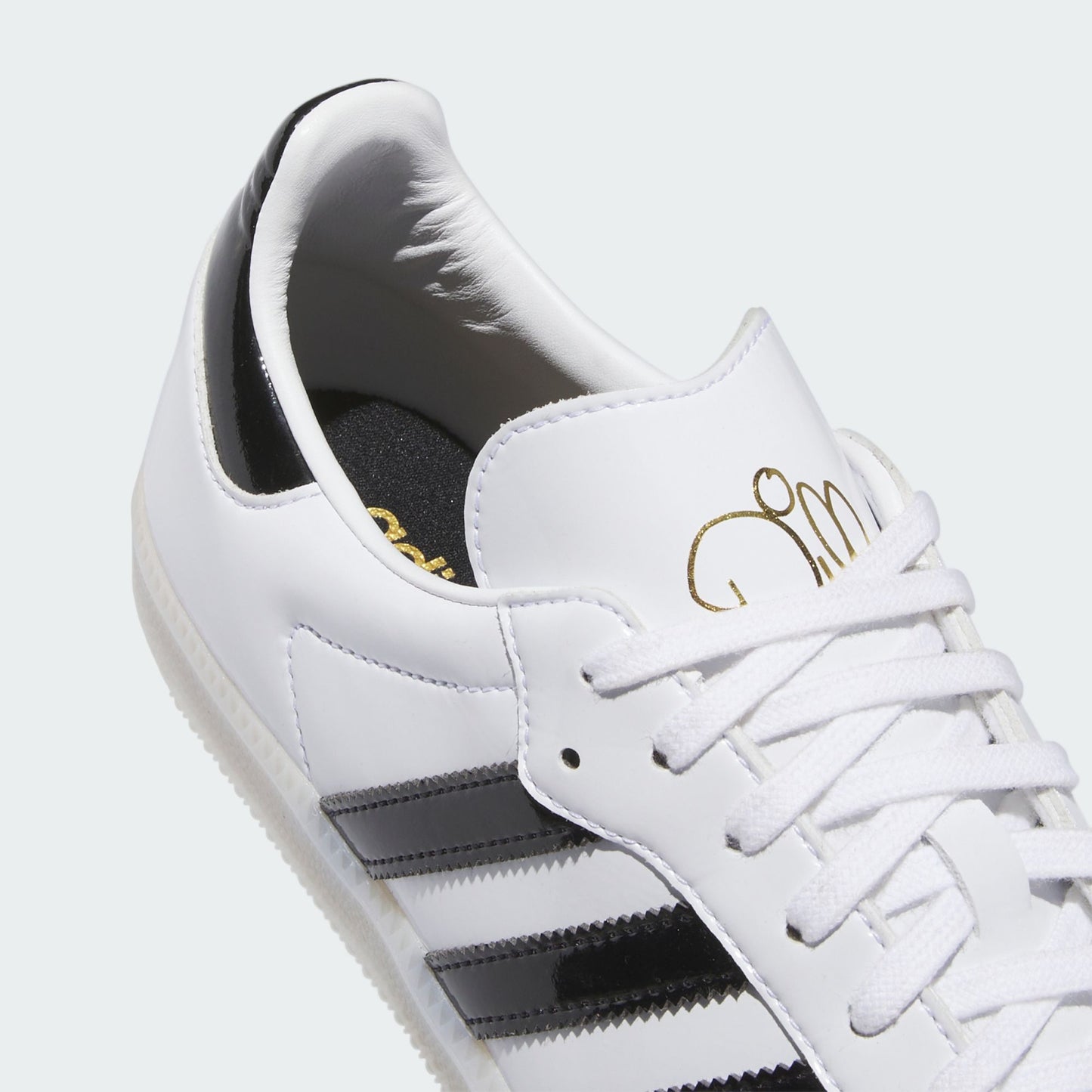adidas Samba Jason Dill White Black Patent