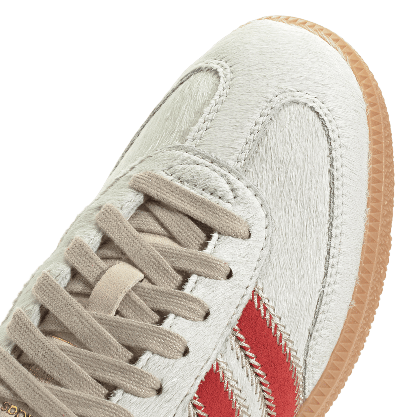 adidas Samba OG Pony Hair Wonder Beige Better Scarlet (Women's)