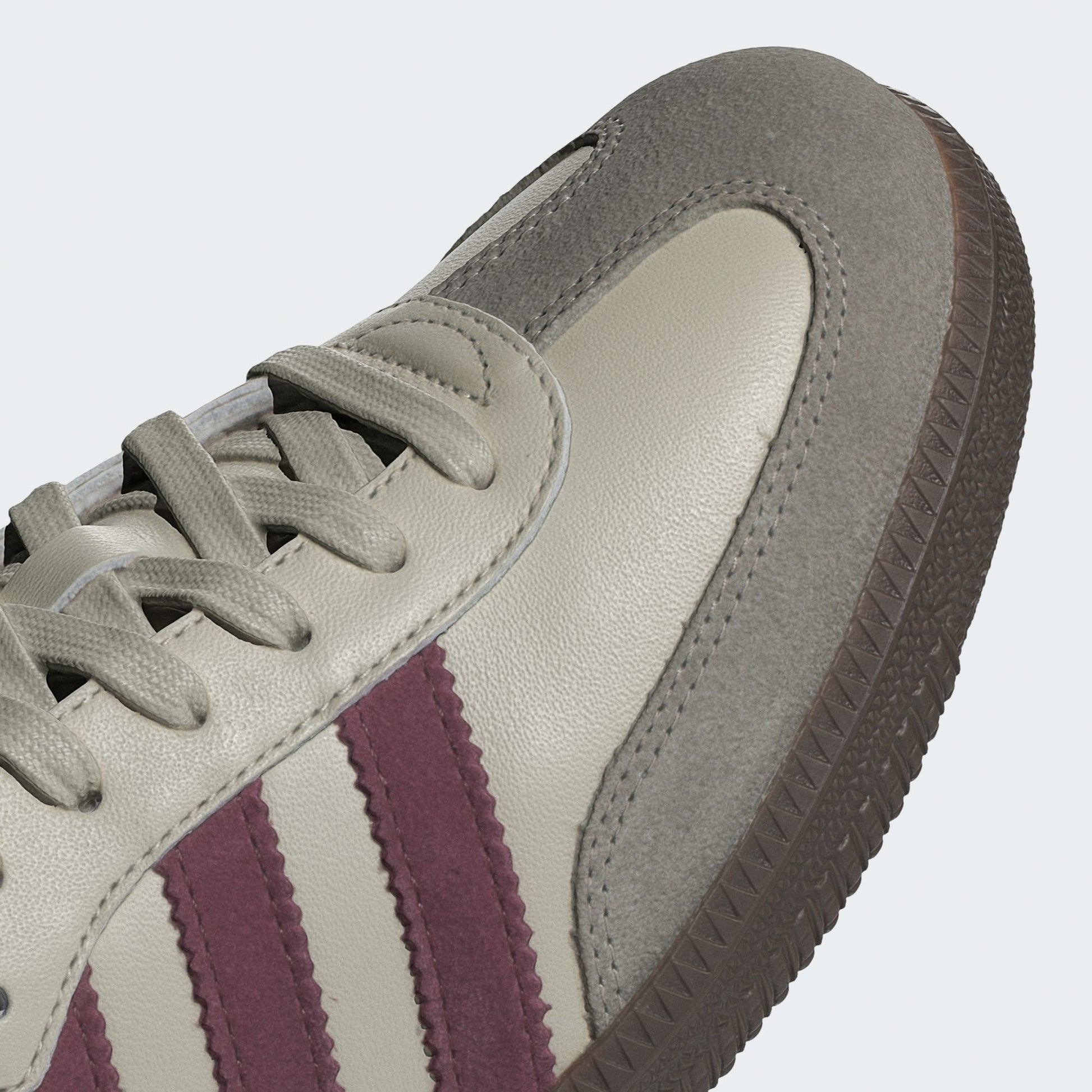 adidas Samba OG Putty Grey Maroon