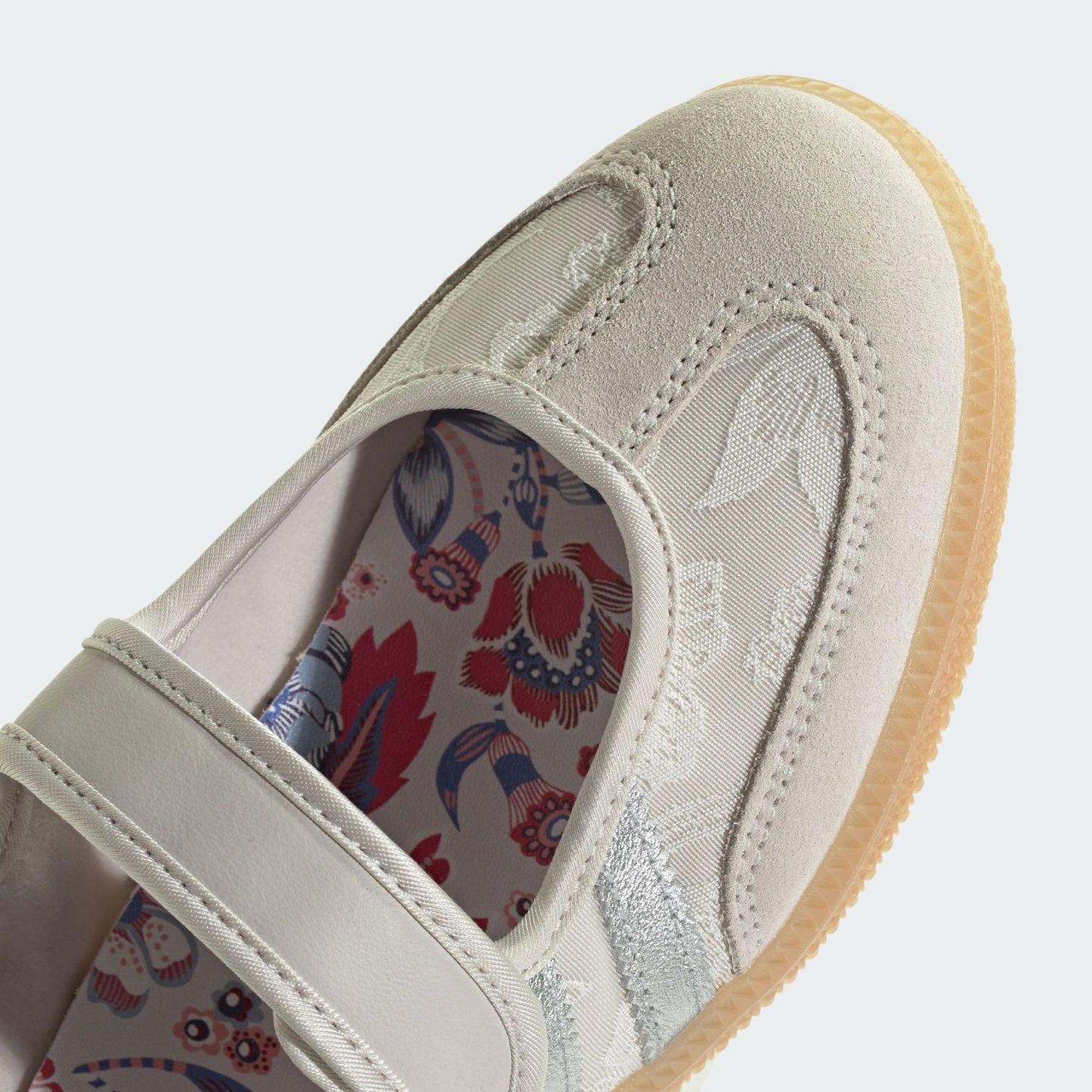 adidas Liberty London Samba Jane Chalk Pearl Silver Metallic Chalk White (Women's)