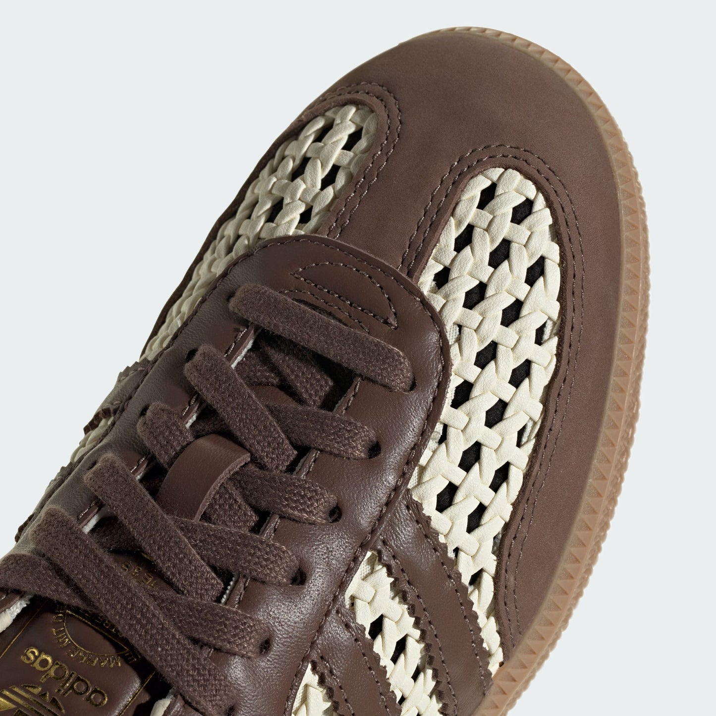 adidas Samba OG Basketweave Cream White Earth Strata (Women's)