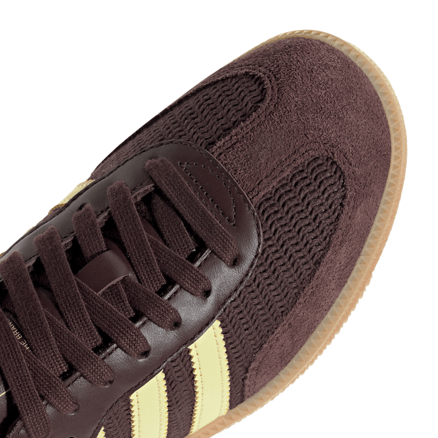 adidas Samba OG Shadow Brown Powder Yellow (Women's)