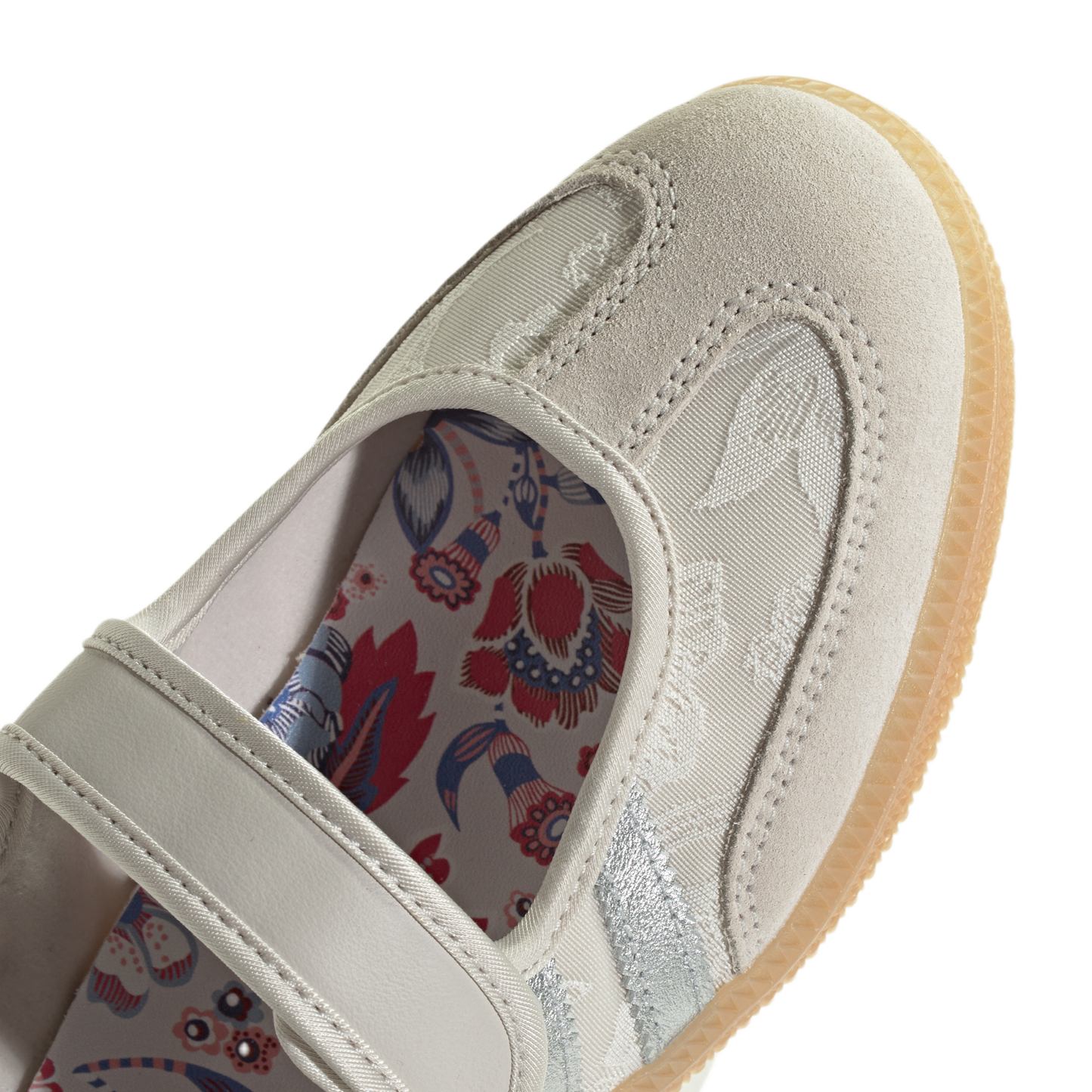 adidas Liberty London Samba Jane Chalk Pearl Silver Metallic Chalk White (Women's)
