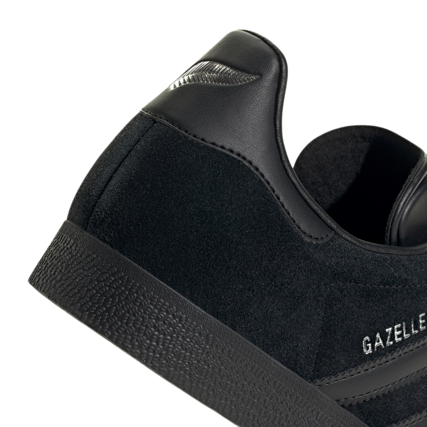 adidas Gazelle All Black Silver Metallic