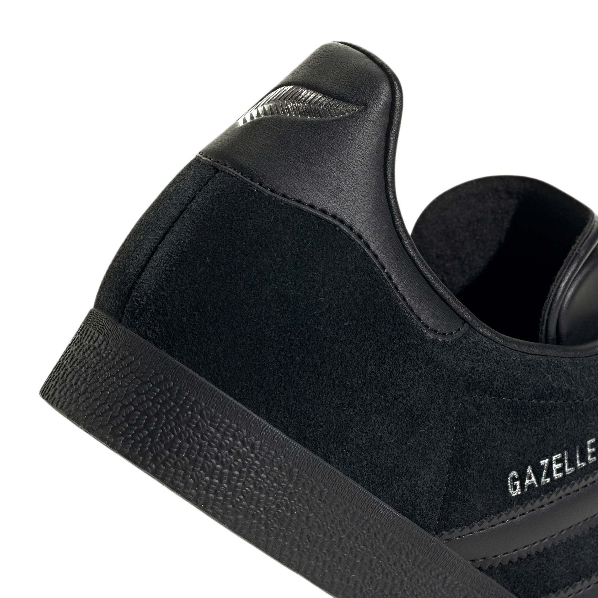 adidas Gazelle All Black Silver Metallic