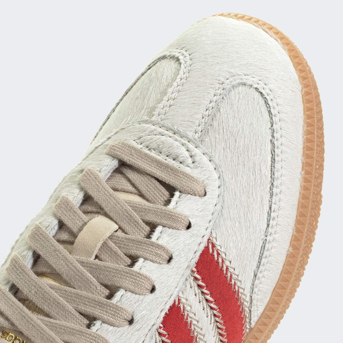 adidas Samba OG Pony Hair Wonder Beige Better Scarlet (Women's)