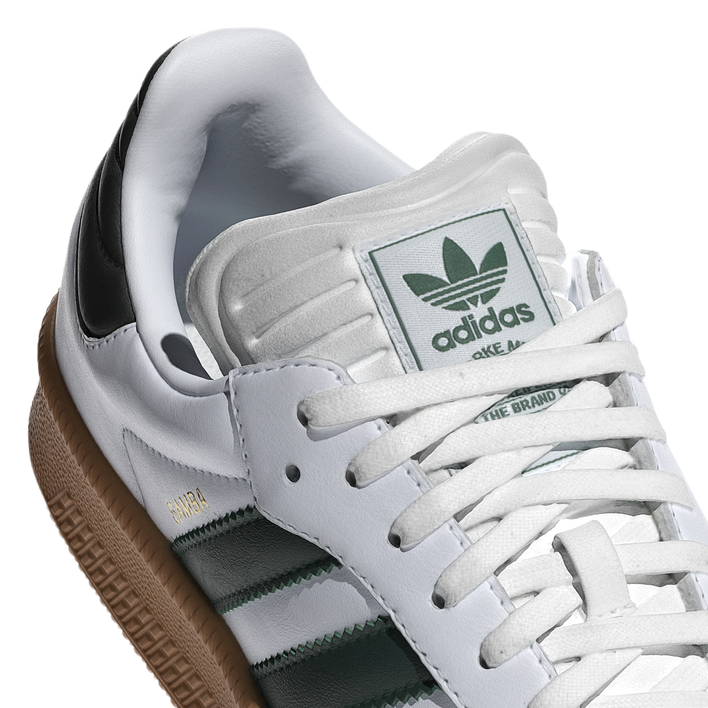 adidas Samba XLG Cloud White Collegiate Green