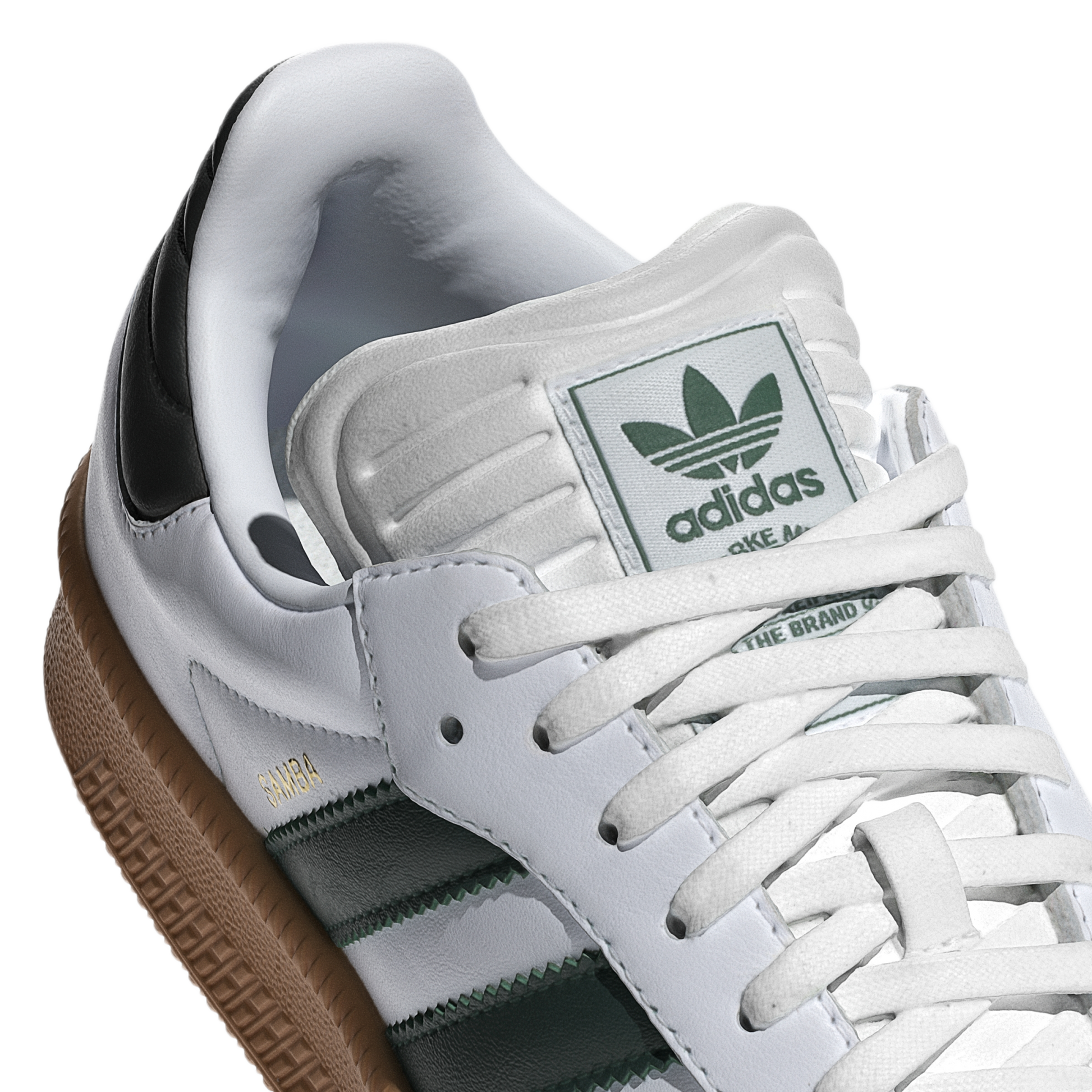 adidas Samba XLG Cloud White Collegiate Green