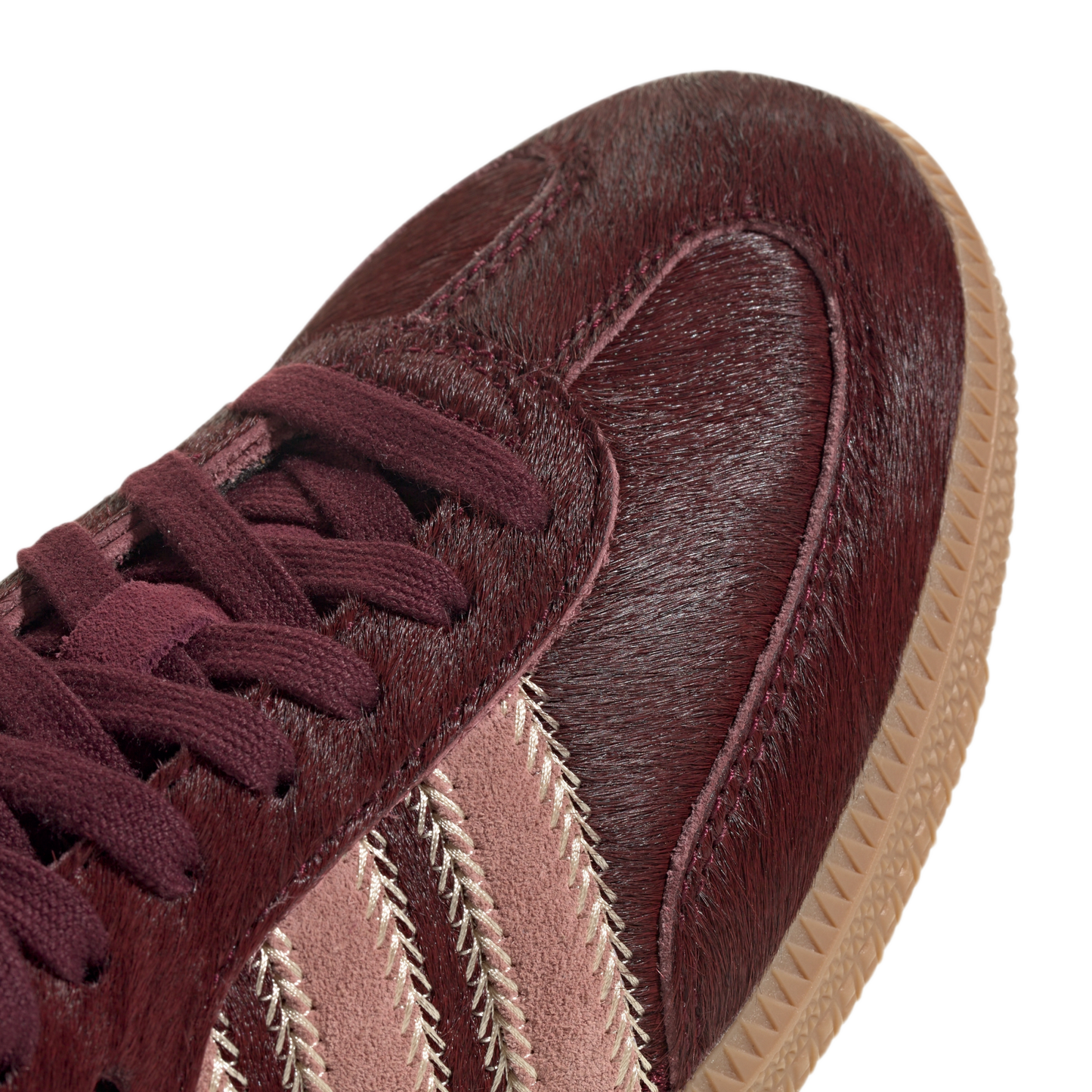 adidas Samba OG Maroon Sand Strata Pony (Women's)