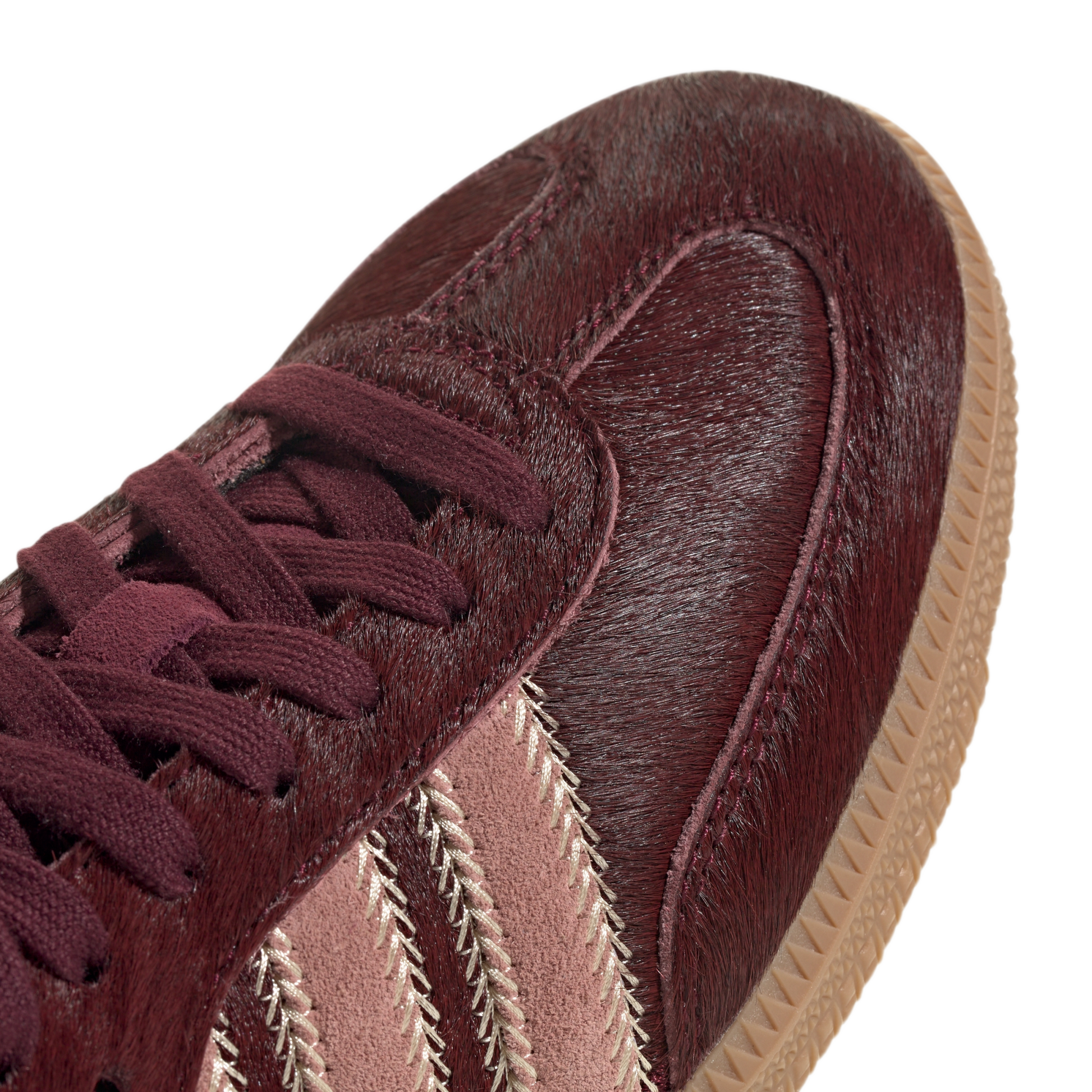 adidas Samba OG Maroon Sand Strata Pony (Women's)