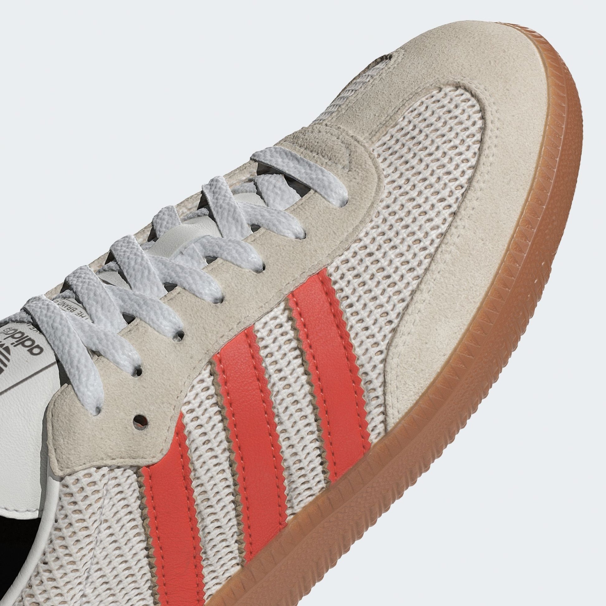 adidas Samba OG Crystal White Preloved Red