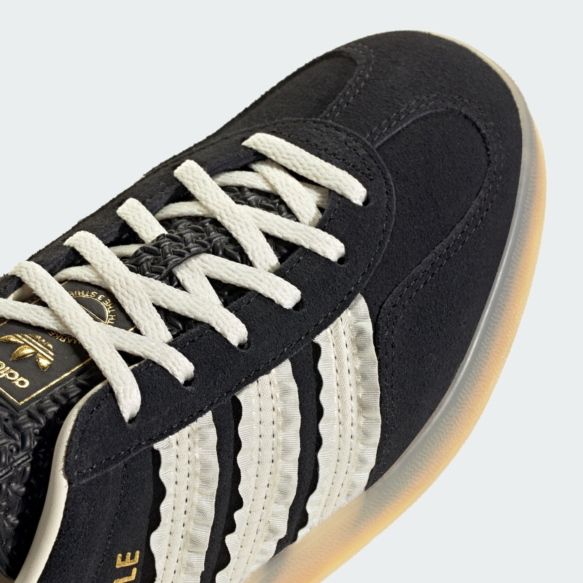 adidas Gazelle Indoor Core Black Cream White Gum (Women's)