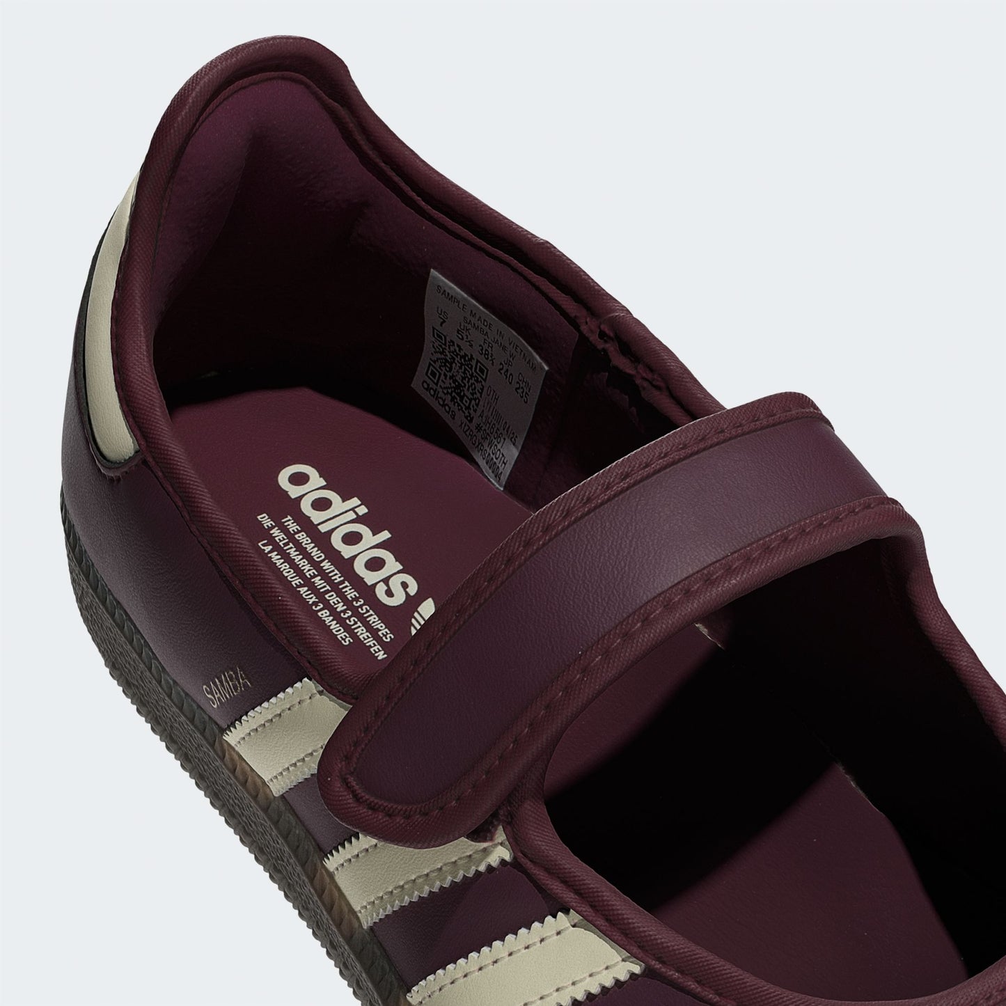 adidas Samba Jane Maroon Cream White (Women's)