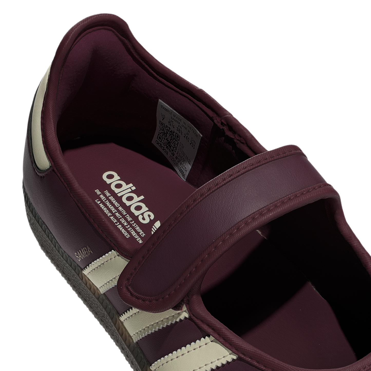 adidas Samba Jane Maroon Cream White (Women's)