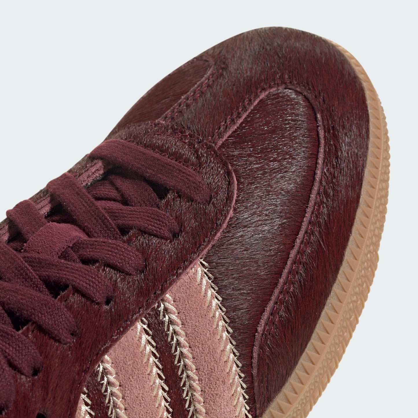 adidas Samba OG Maroon Sand Strata Pony (Women's)