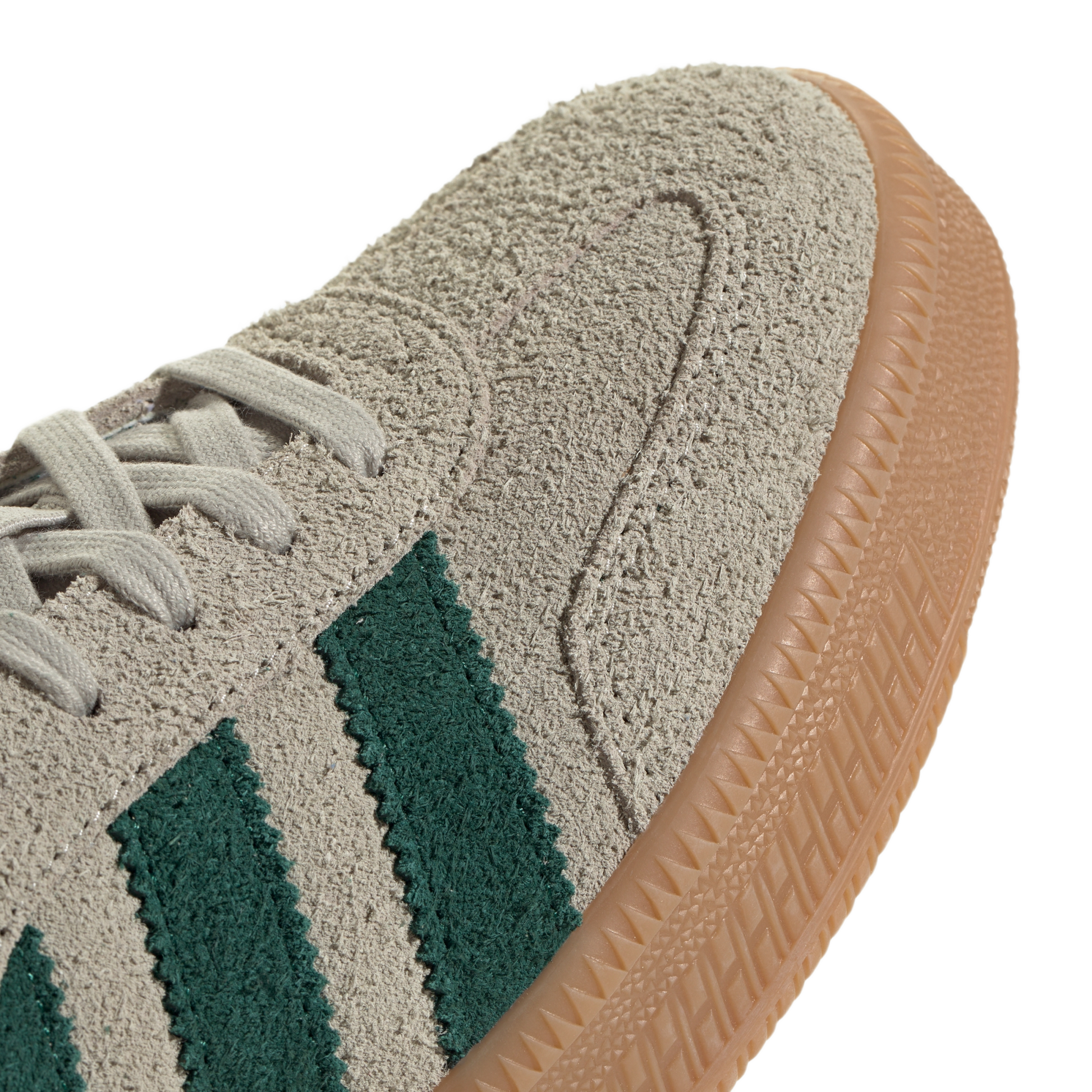 adidas Samba XLG Putty Grey Collegiate Green