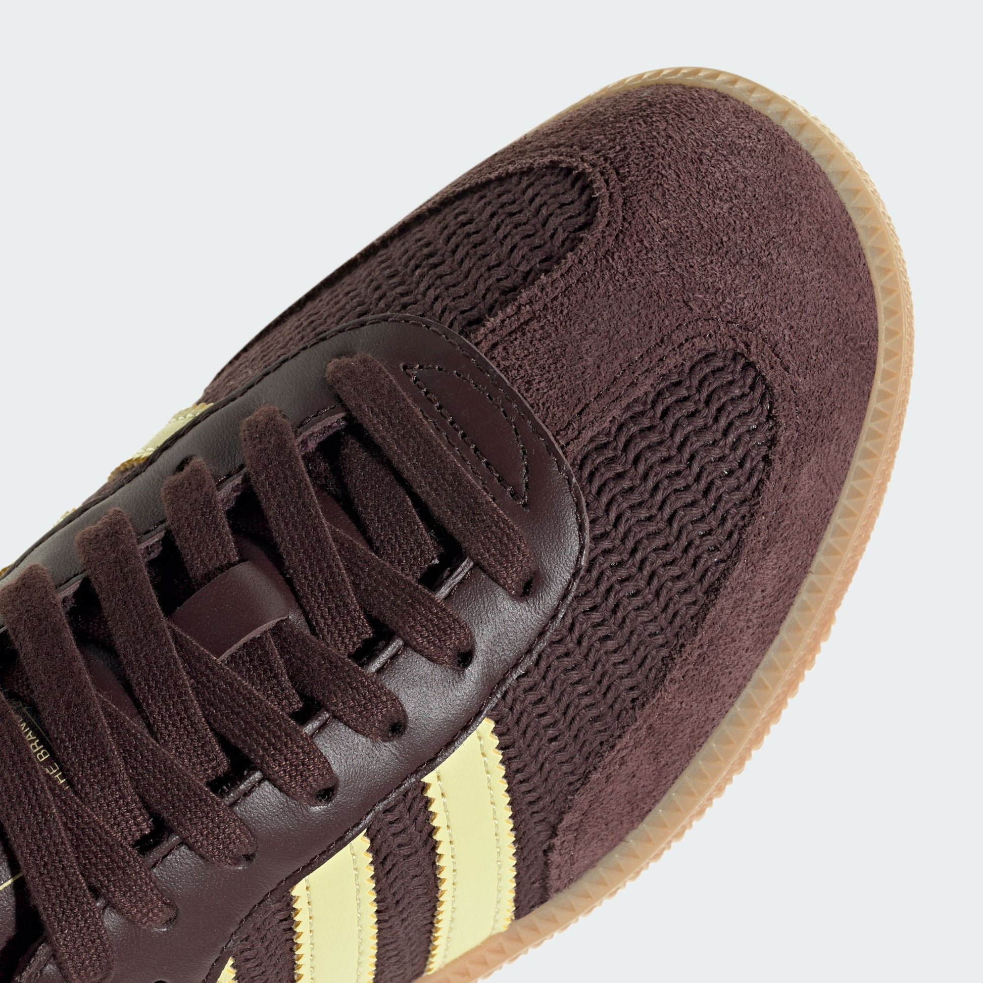 adidas Samba OG Shadow Brown Powder Yellow (Women's)