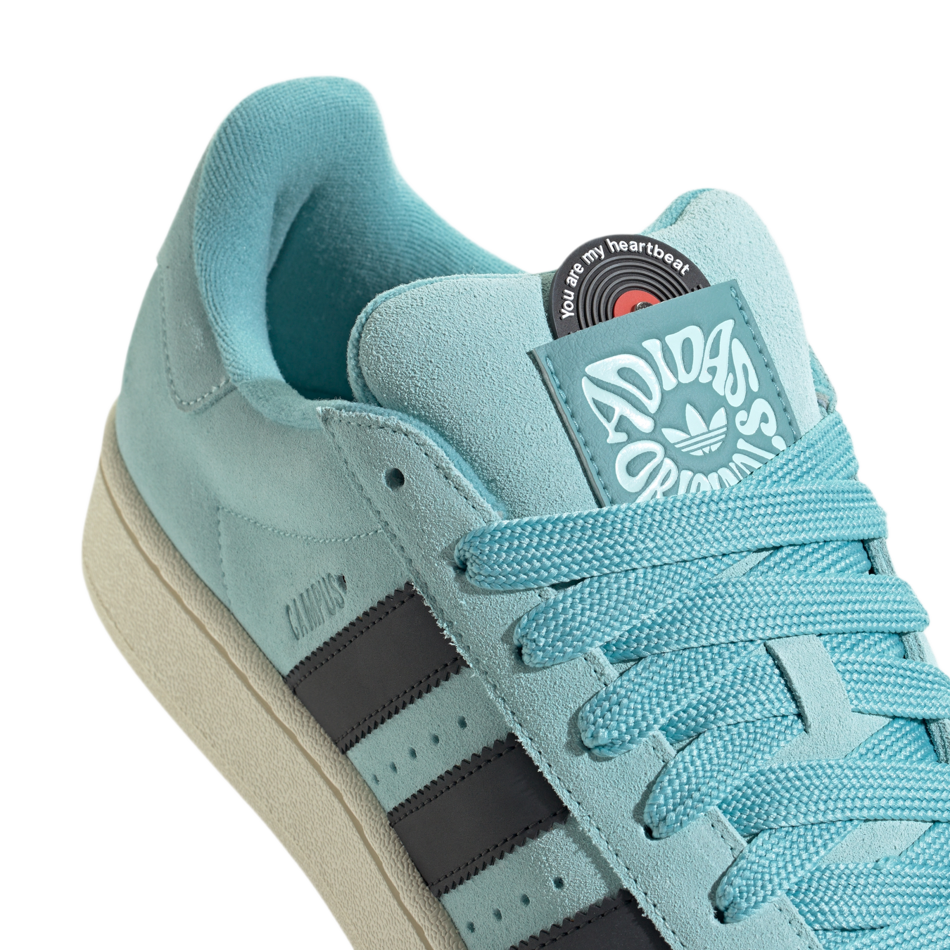 adidas Campus 00s Core Black Semi Flash Aqua