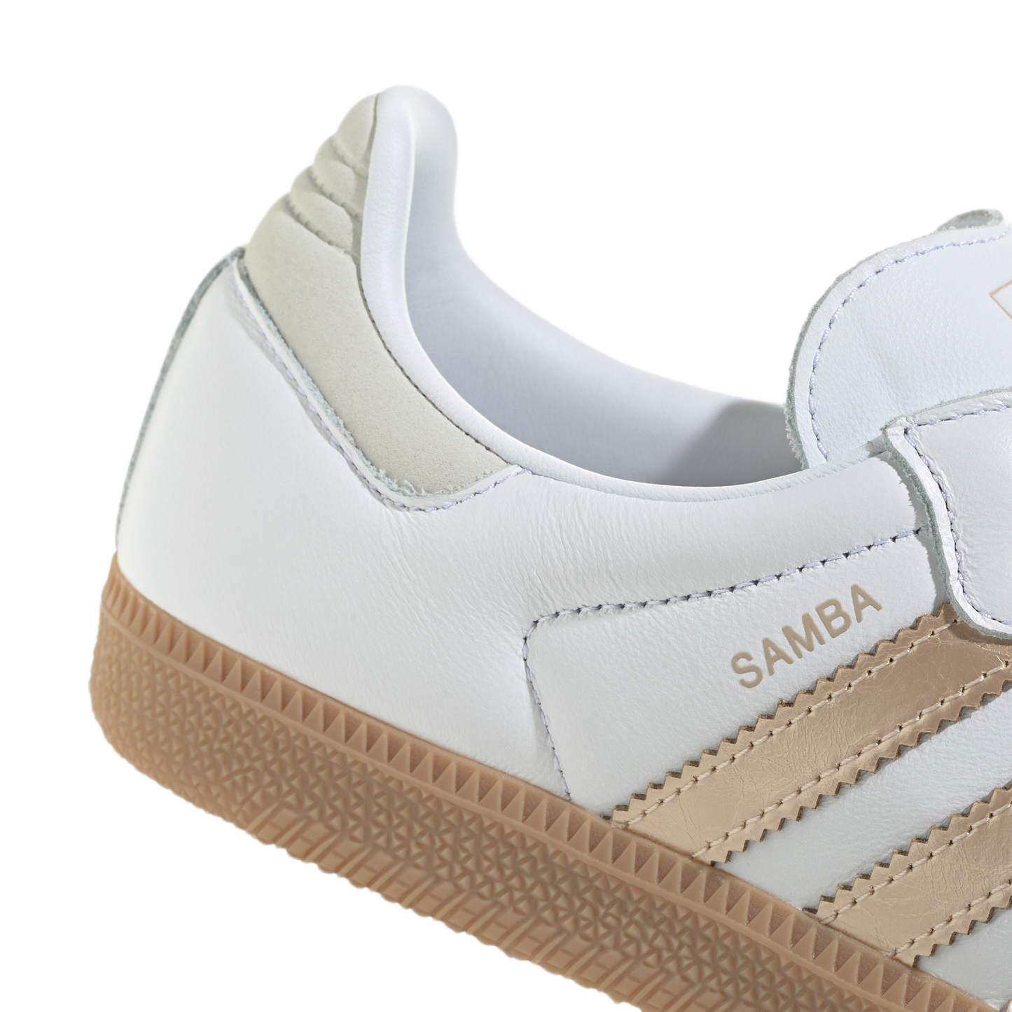 adidas Samba OG White Wonder Gold Metallic (Women's)