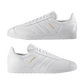 adidas Gazelle White/White-Gold Metallic