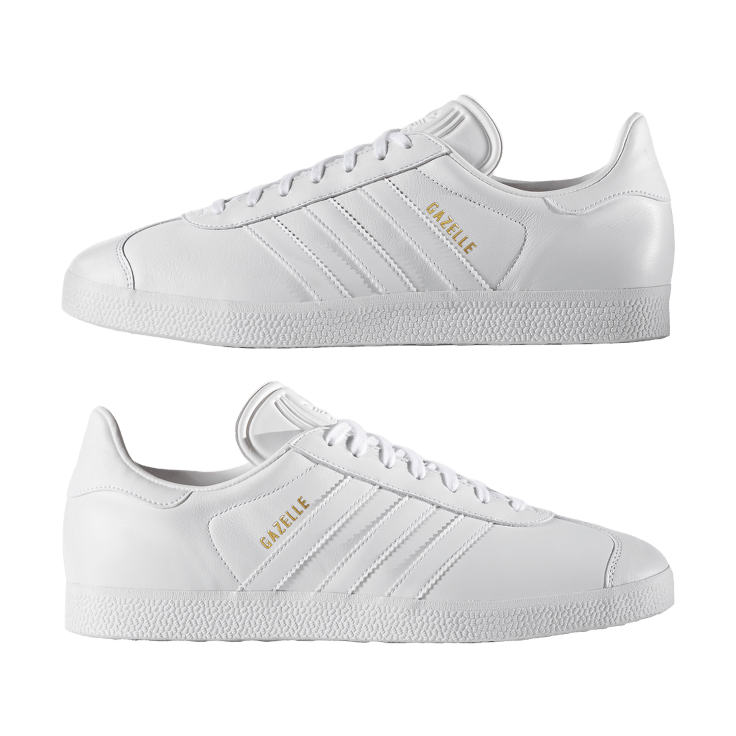 adidas Gazelle White/White-Gold Metallic