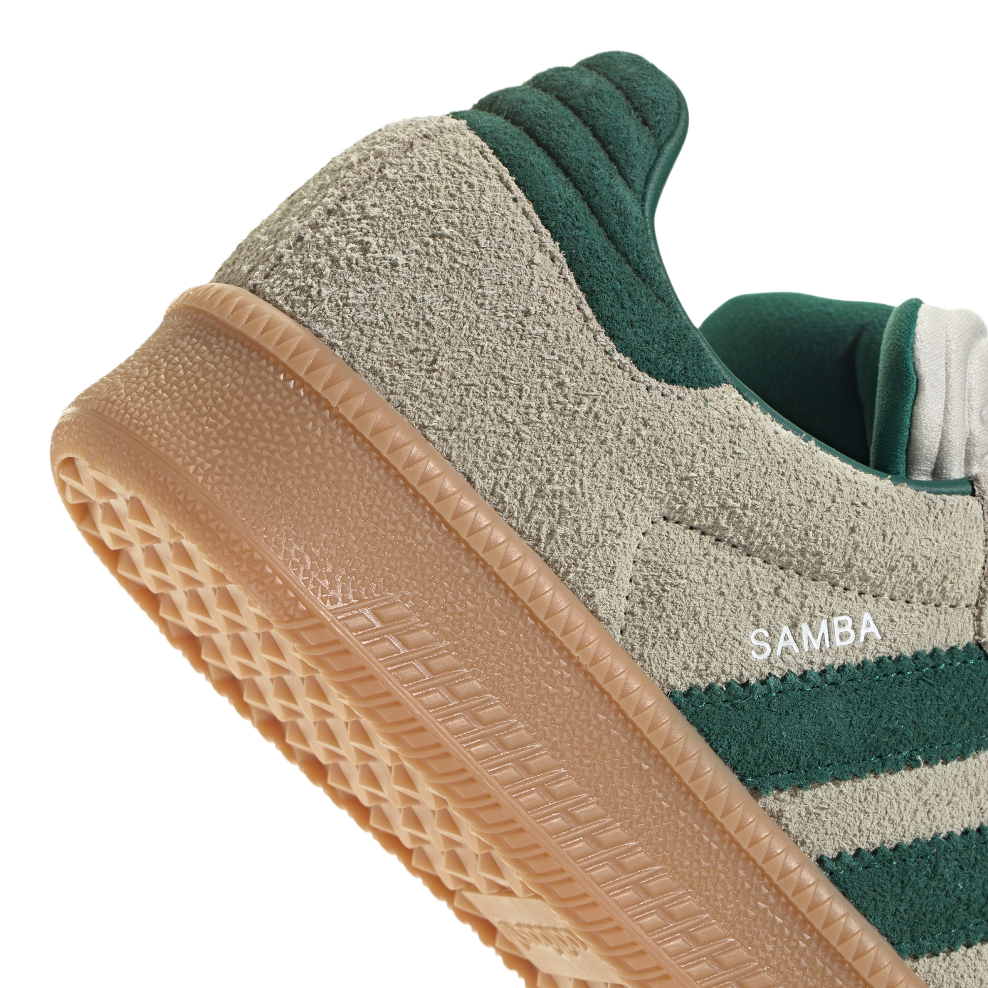 adidas Samba XLG Putty Grey Collegiate Green