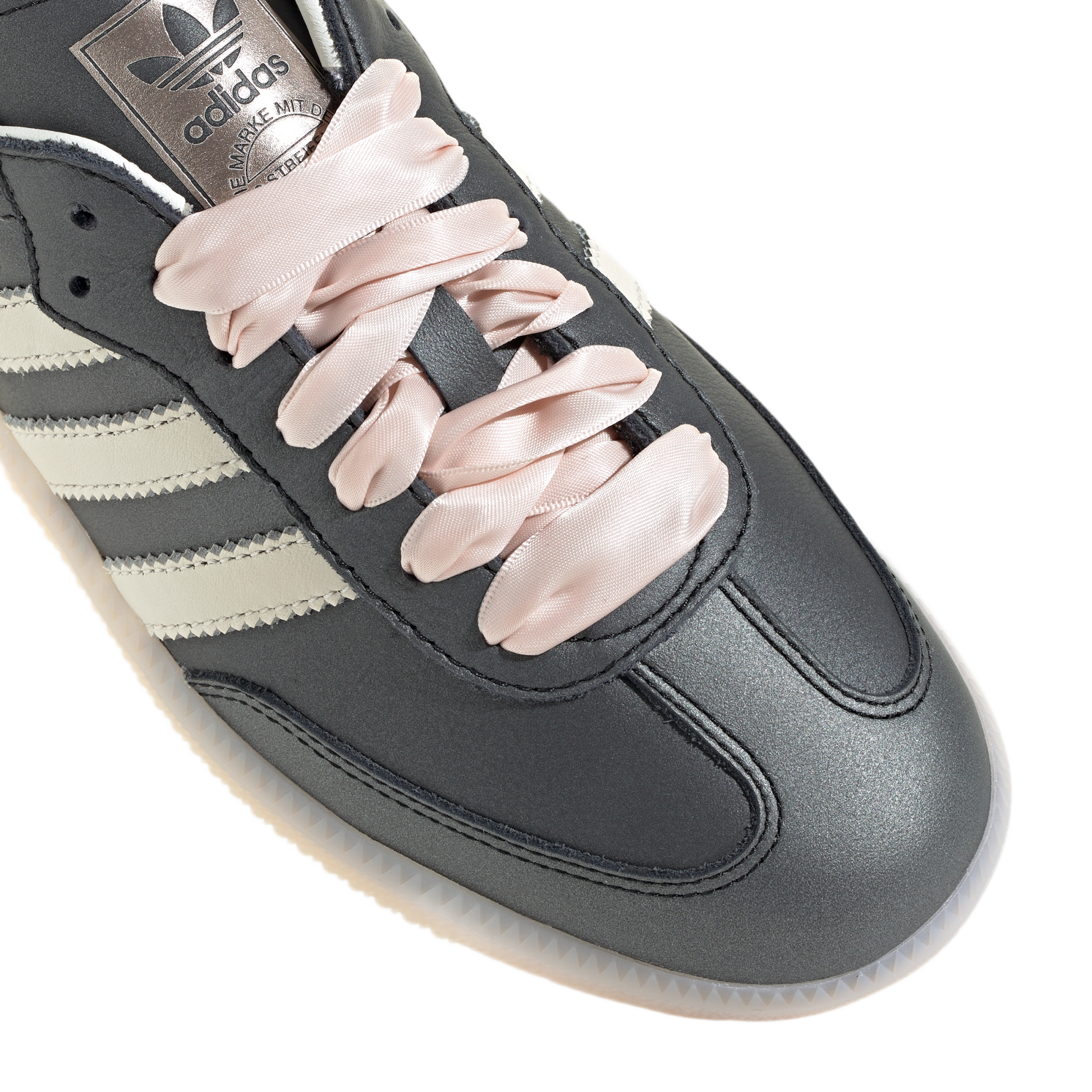 adidas Samba OG Black Pink Ribbon Laces (Women's)