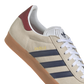 adidas Gazelle Beige Dark Blue Collegiate Burgundy