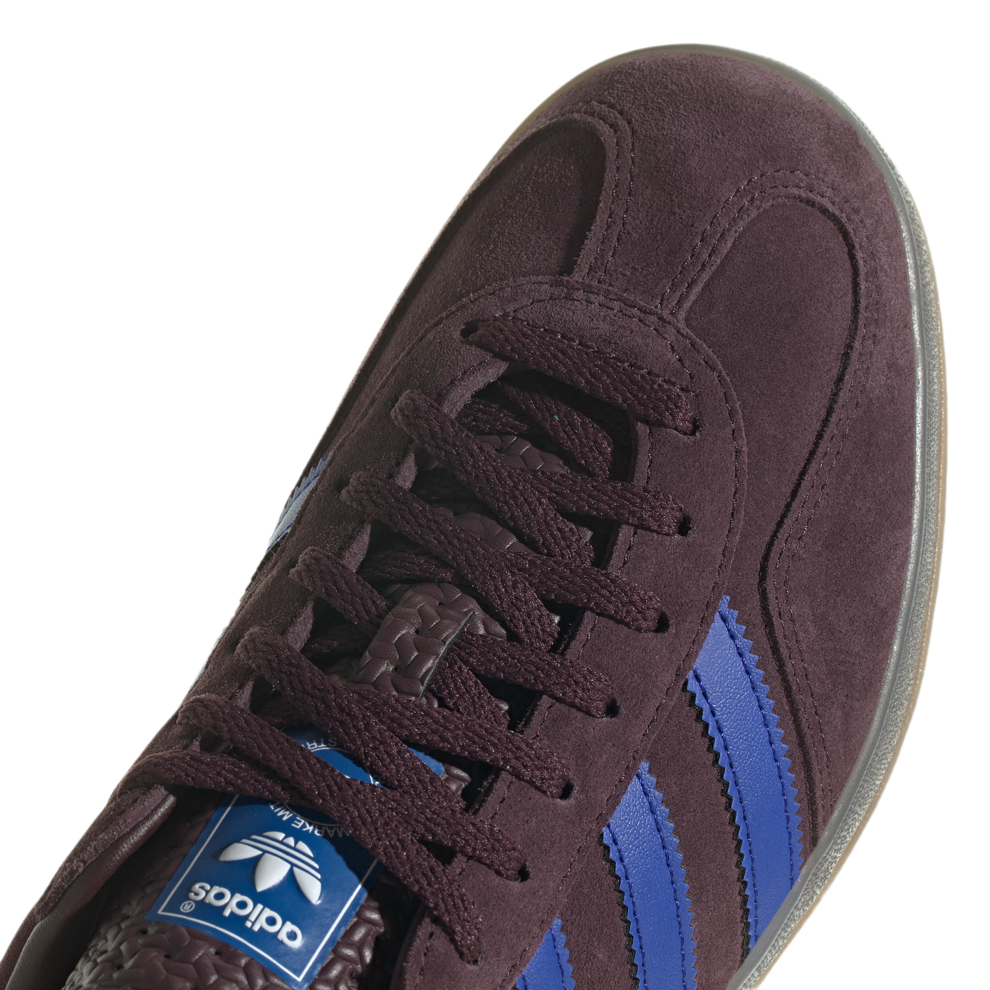 adidas Gazelle Indoor Shadow Maroon Semi Lucid Blue