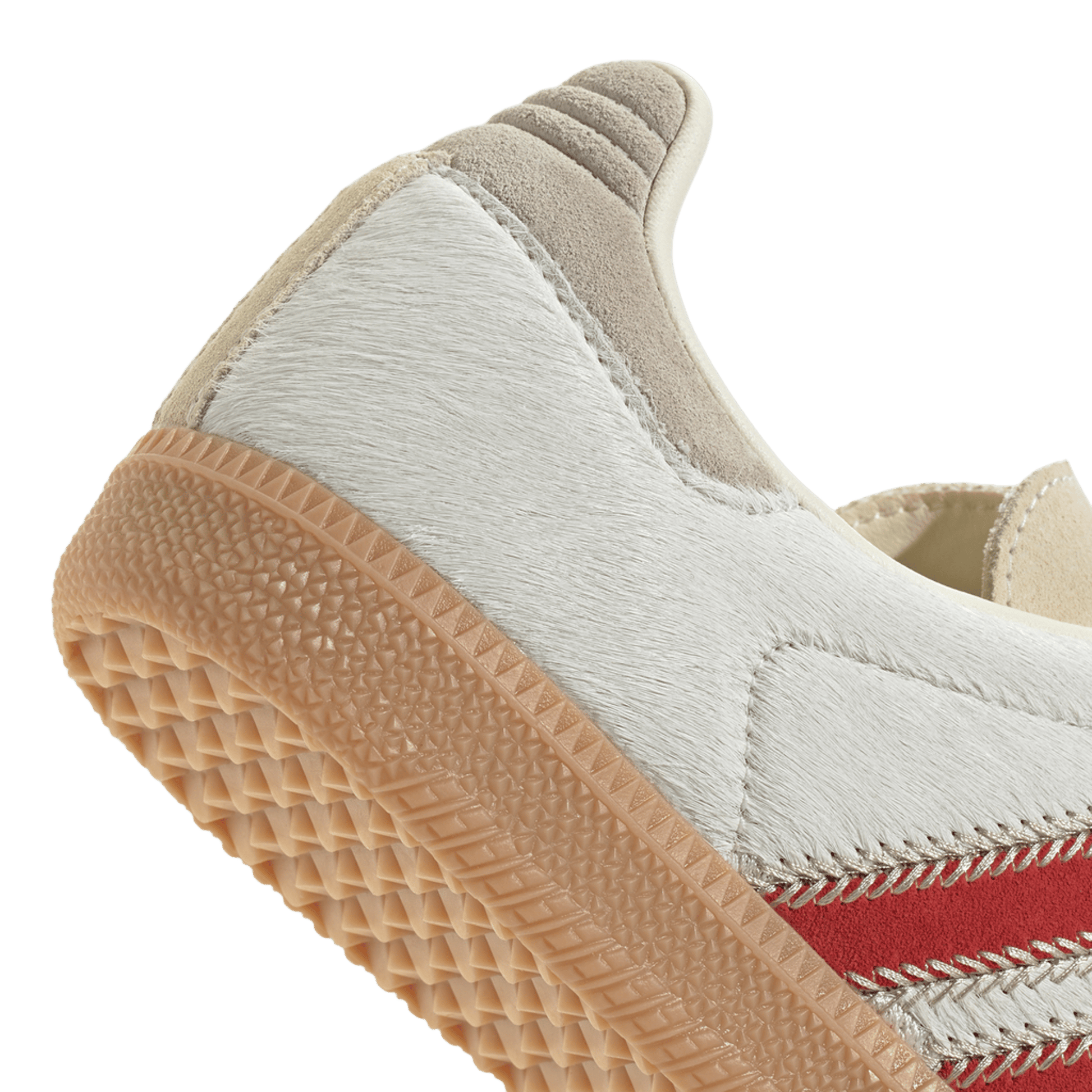 adidas Samba OG Pony Hair Wonder Beige Better Scarlet (Women's)