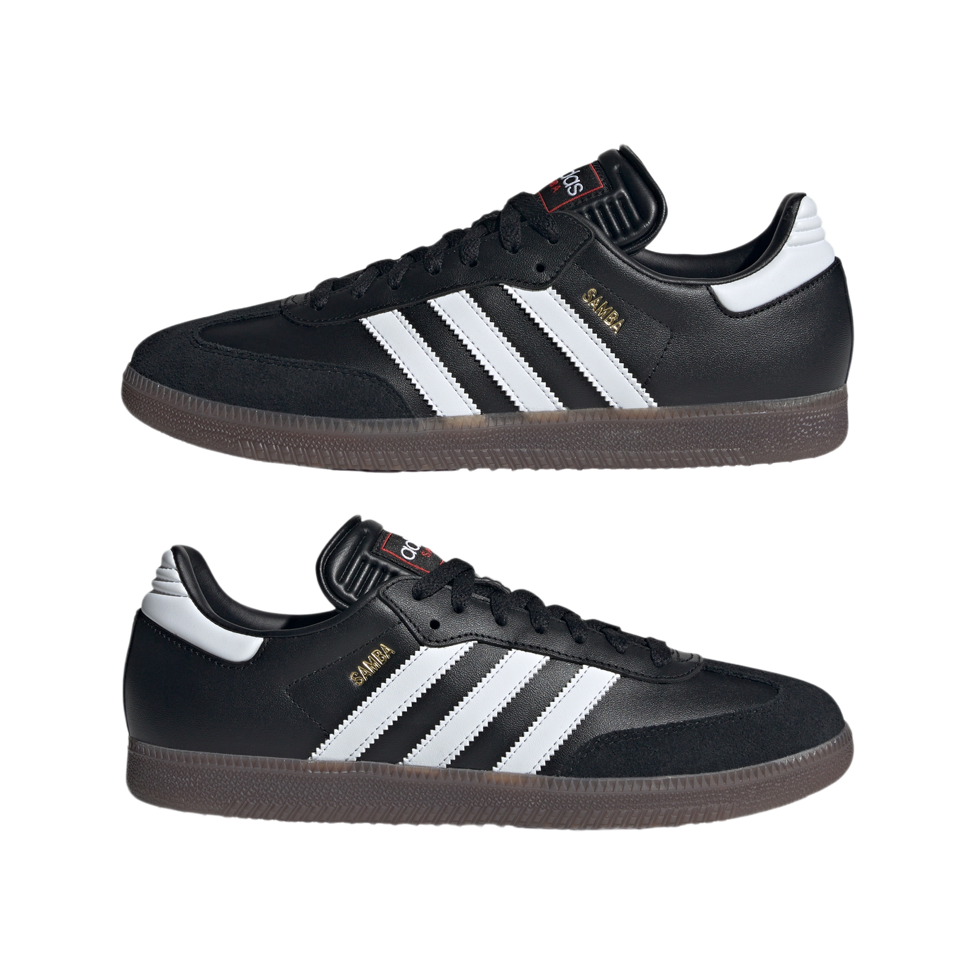adidas Samba Indoor Core Black Cloud White Vivid Red