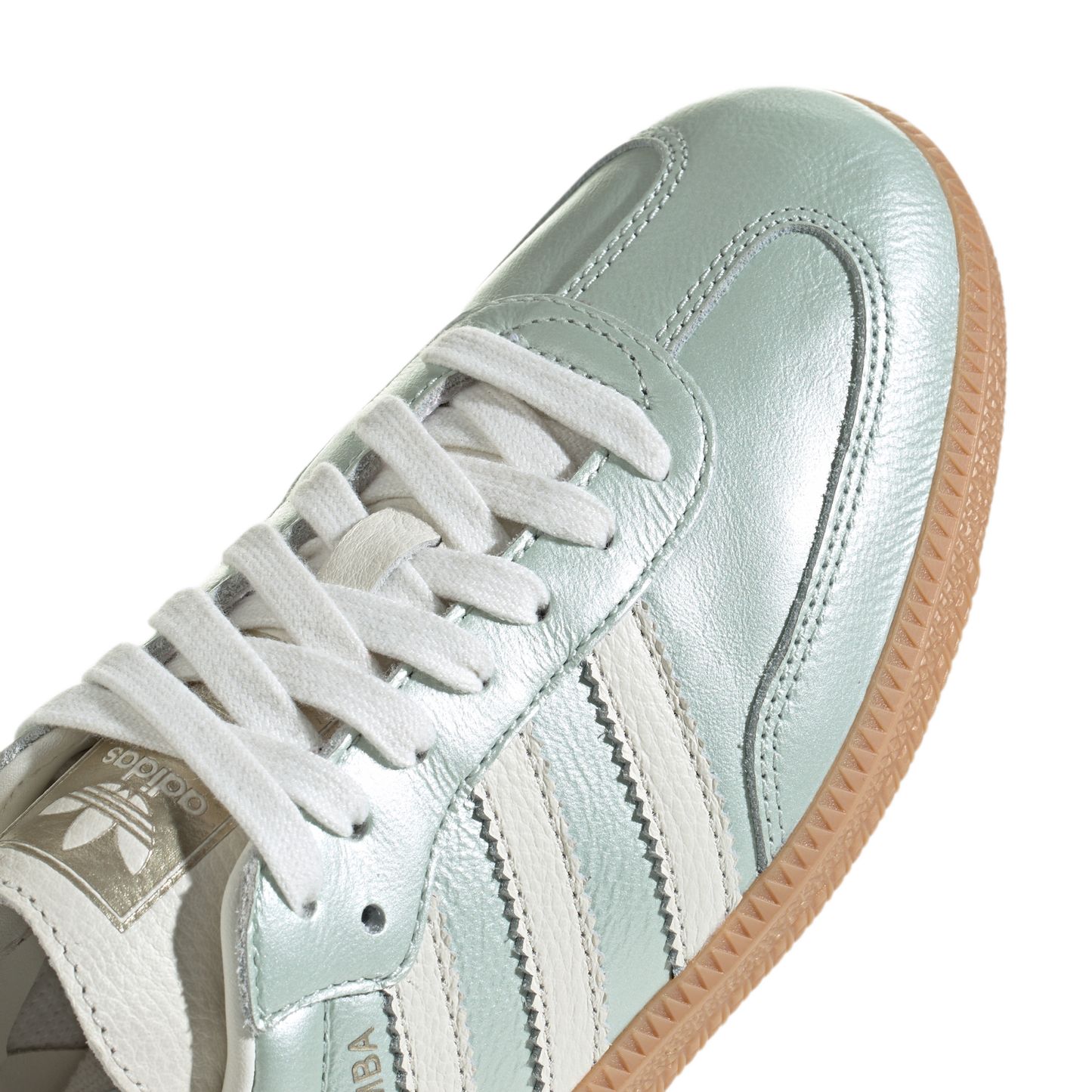 adidas Samba OG Linen Green Metallic (Women's)