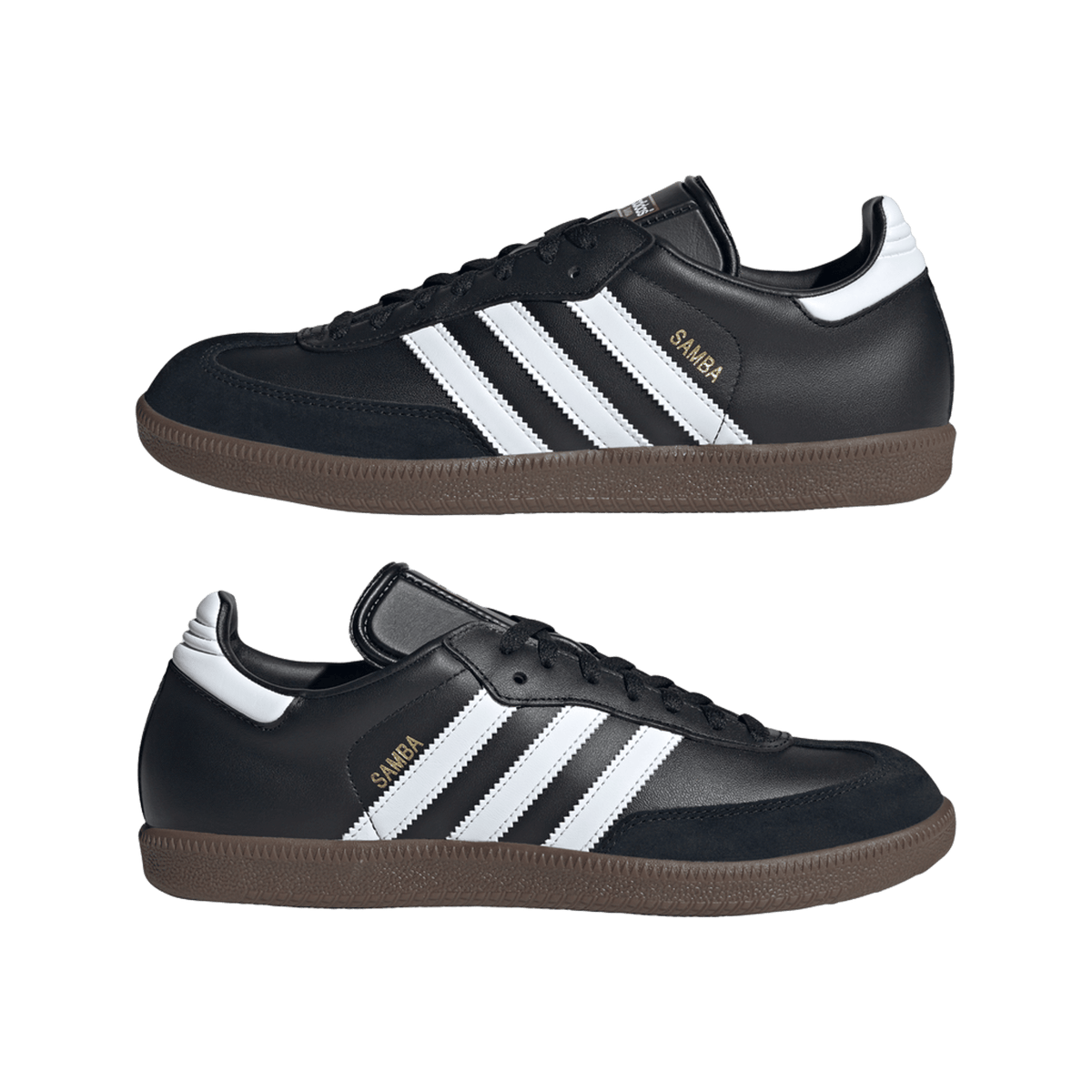 adidas Samba Leather Black White