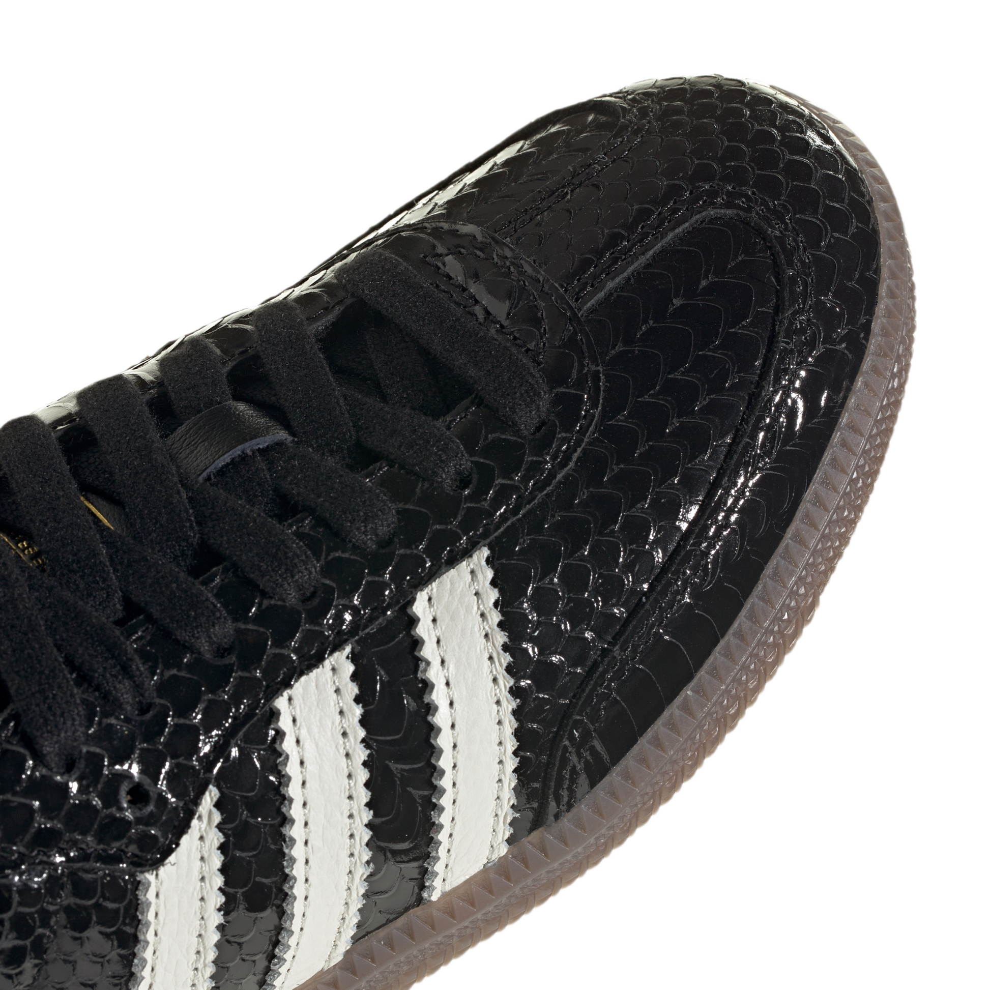 adidas Samba OG Patent Snakeskin Black Off White (Women's)