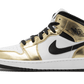 Air Jordan 1 Mid White Metallic Gold - DC1419-700