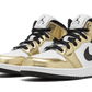 Air Jordan 1 Mid White Metallic Gold - DC1419-700