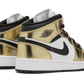 Air Jordan 1 Mid White Metallic Gold - DC1419-700