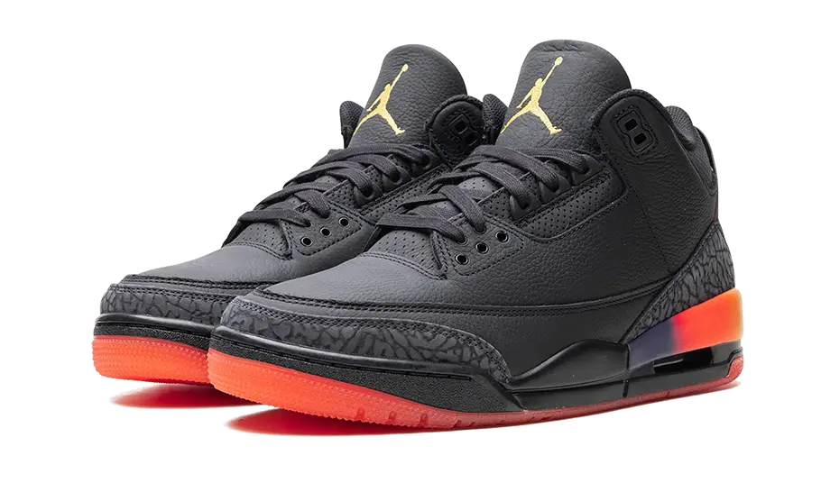 Air Jordan 3 Retro J Balvin Rio (FN0344-001) - 36 EU - 4Y US - Black | SOSUKICKS