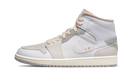 Air Jordan 1 Mid SE Craft Inside Out White Grey