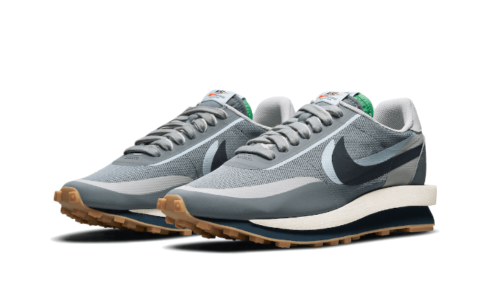 LD Waffle Sacai Clot Cool Grey (DH3114-001) - 36.5 EU - 4.5 US - Gray | SOSUKICKS