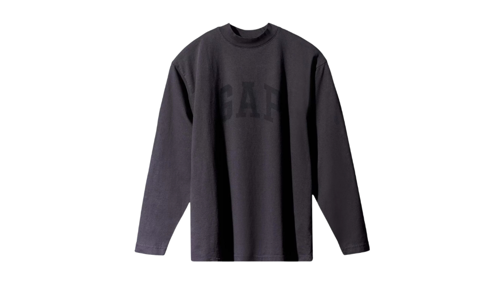 Tricou cu Mânecă Lungă Yeezy Gap Engineered by Balenciaga Dove Black