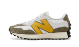 New Balance 327 White Yellow Olive