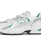 New Balance 530 White Silver Green