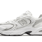 New Balance 530 White Silver Metallic