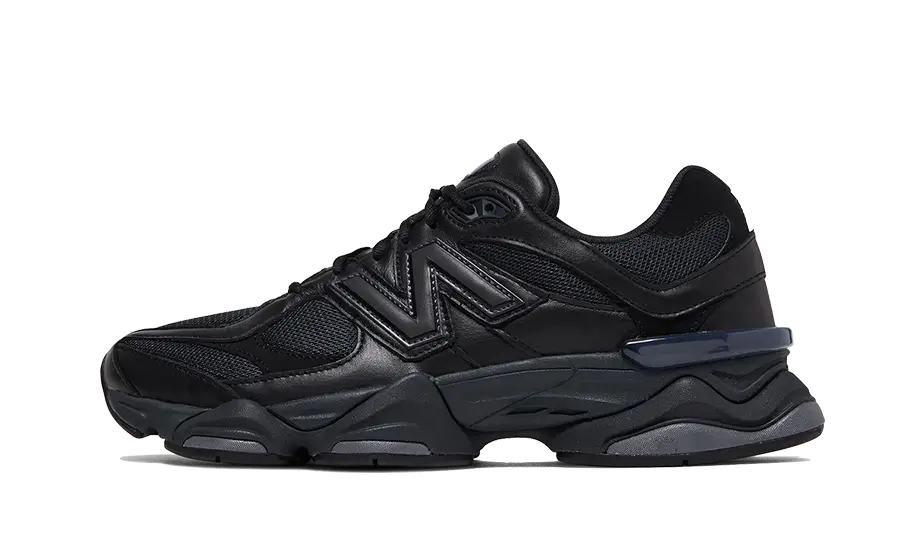 9060 Triple Black Leather (U9060NRI) - EU 36–46.5 - Black | SOSUKICKS