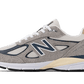 New Balance 990 V4 Made In USA Grey Suede